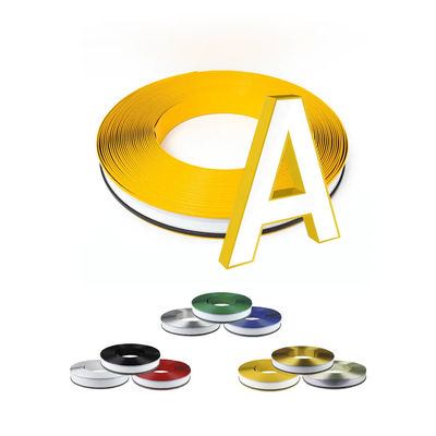 Yellow Aluminum Channel Letter Trim Cap Aluminium Trim Cap Letters Channelume