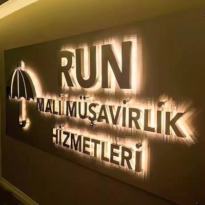 Outdoor Store Letter Sign Led Acrylic Custom Sign Illuminated Channel Letters