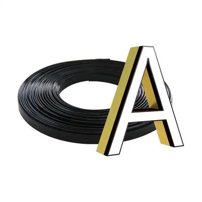 NWPT Model Number Plastic Trim Cap 3d Channel Letter Signs Trim Cap For Channel Letter Edge