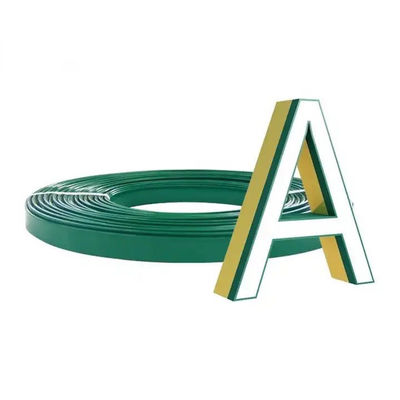 Alloy Plastic Trim Cap 40 Meter Length For Channel Letter Edge