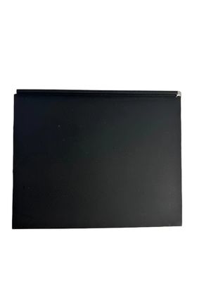 F Type Aluminium Edging Profile For LED Signage Black White Aluminum Plain