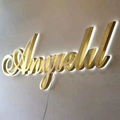 12V Input Voltage Backlit Letters Signage Illuminated Letter Sign Advertising