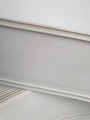 White Color Channel Letter Trim Cap With Aluminum Hardness 70MM 76MM 93MM