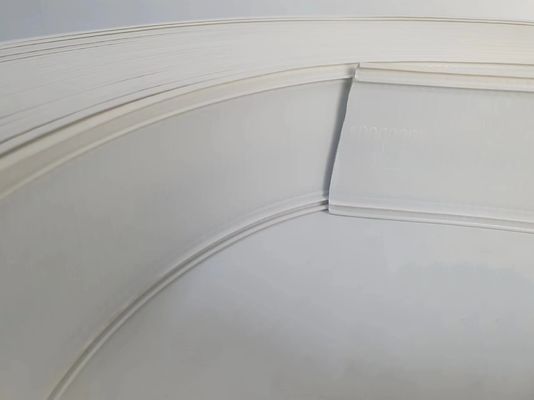 White Color Channel Letter Trim Cap With Aluminum Hardness 70MM 76MM 93MM