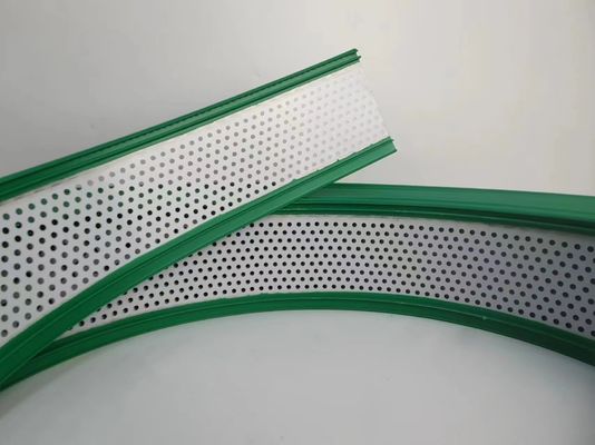 Green Color With Holes Aluminum Trim Cap Hand Bent 50M Roll with Aluminum Alloy Coil