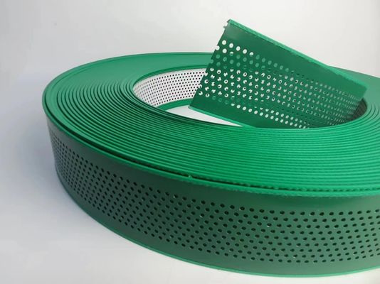 Green Color With Holes Aluminum Trim Cap Hand Bent 50M Roll with Aluminum Alloy Coil