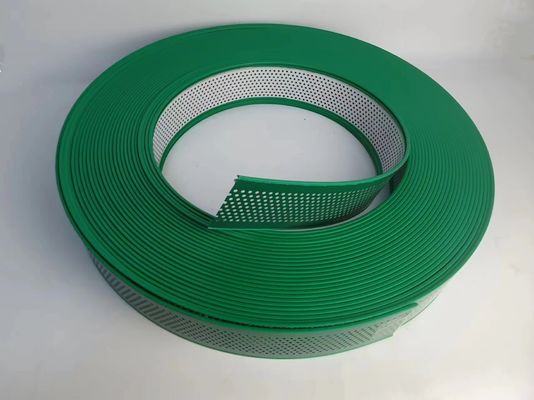Green Color With Holes Aluminum Trim Cap Hand Bent 50M Roll with Aluminum Alloy Coil
