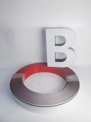 Aluminum PVC Trimless Letterform 3cm-14cm Aluminium Trim Cap Letters