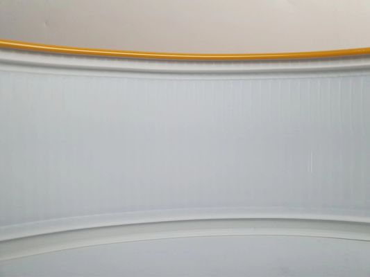 Channel Letter Aluminum Trim Cap With 70MM Width In Yellow Aluminum Channel Letter