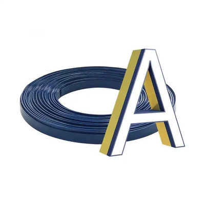 1 Inch Wide Plastic Trim Cap Roll 40 Meter Channel Letter Trim Cap