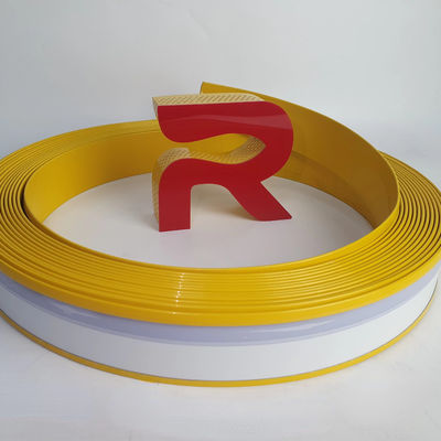 1000 Series Grade Non-Alloy Coated Aluminum Trim Cap for Channel Letter with 9cm Width and Polyester Coating